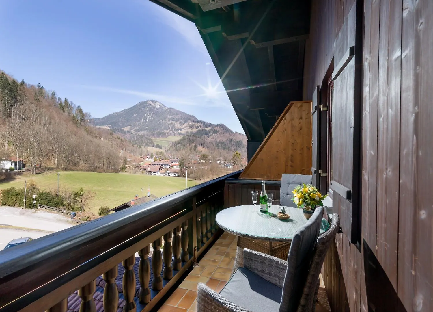 Bergschloessl - Appartment 25 Mit Traumblick Ueber Das Inntal Oberaudorf Apartment
